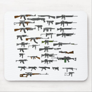 Tapis De Souris Groupe d'armes à feu
