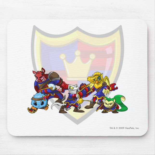 Tapis De Souris Groupe de Meridell d'équipe (Devant)