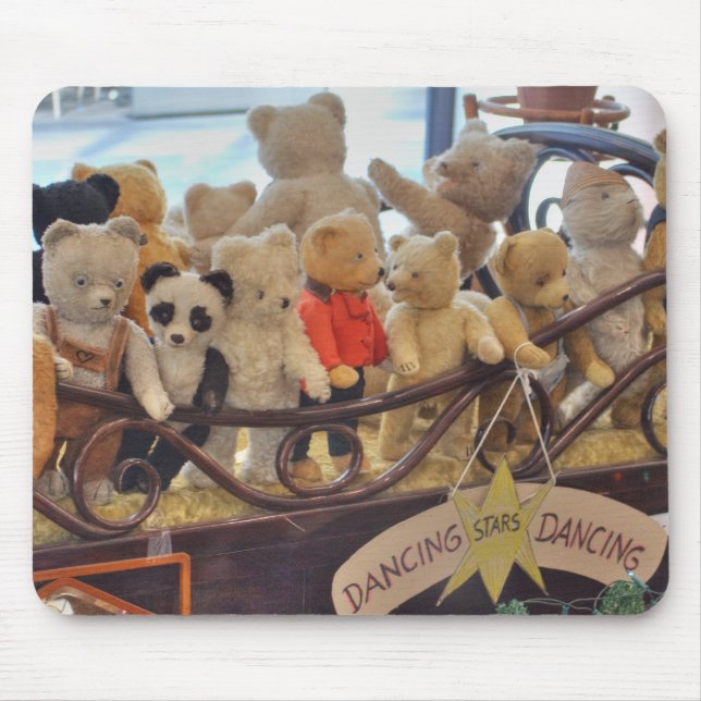 Tapis De Souris Groupe De Nounours Antiques (Devant)