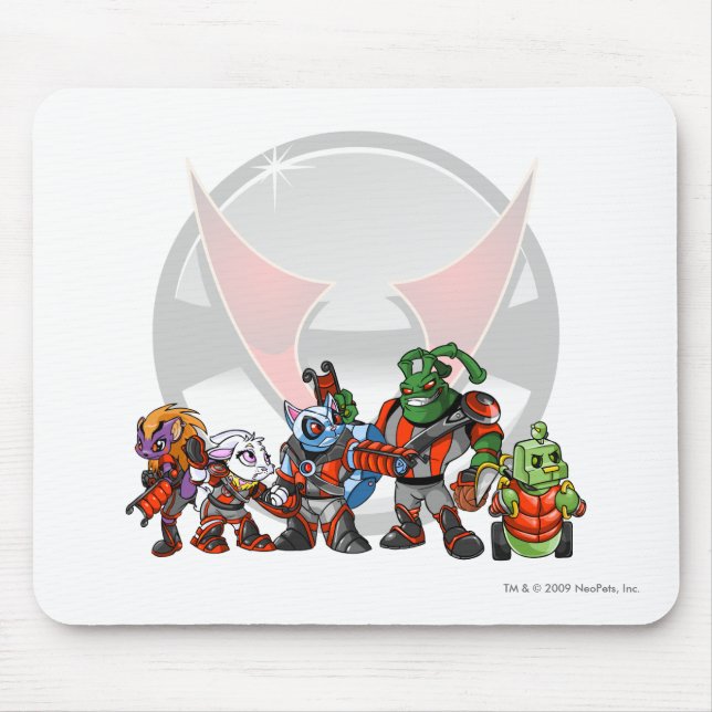 Tapis De Souris Groupe de station spatiale de Virtupets d'équipe (Devant)