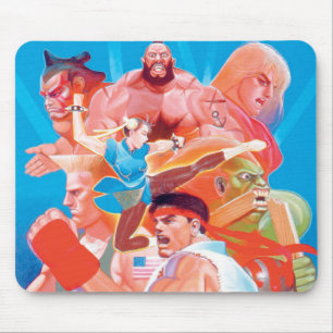 Tapis De Souris Groupe de Street Fighter 2 Ryu