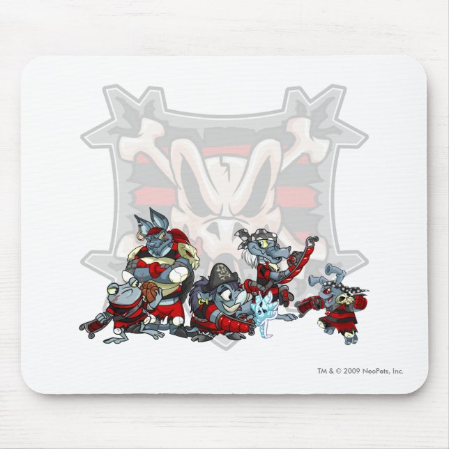 Tapis De Souris Groupe d'île de Krawk d'équipe (Devant)