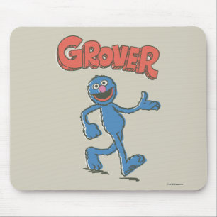 Tapis De Souris Grover Enfants Vintages 2