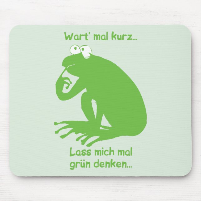 Tapis De Souris Grün Denken (Devant)