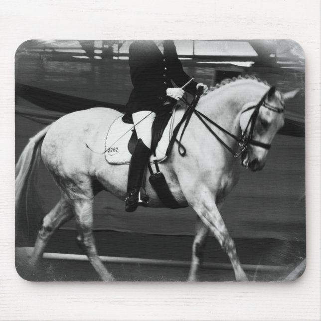 Tapis De Souris Grunge de cheval de dressage (Devant)