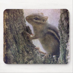 Tapis De Souris Grunge d'écureuil terrestre