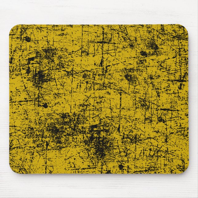 Tapis De Souris Grunge jaune (Devant)