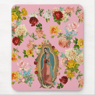 Tapis De Souris Guadalupe Mousepad rose