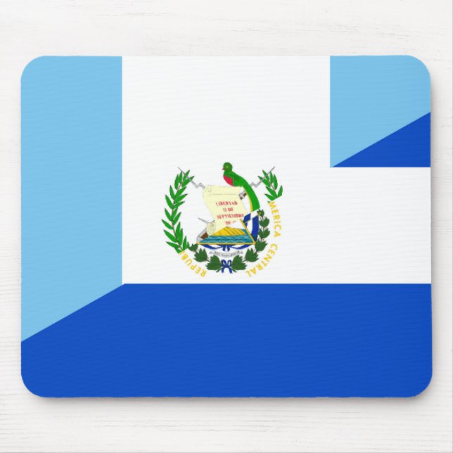 Tapis De Souris guatemala el salvador demi-drapeau symbole du pays (Devant)