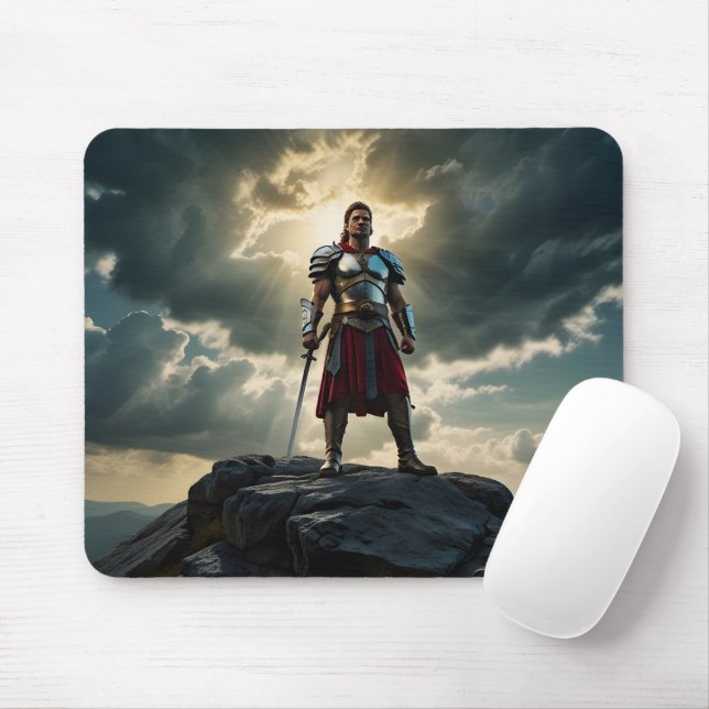 Tapis De Souris Guerrier (Avec souris)