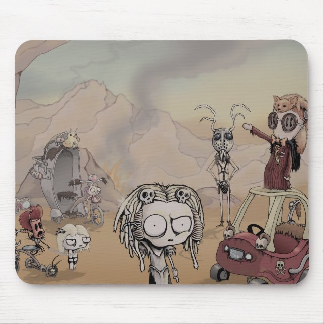 Tapis De Souris Guerrier De La Route (Devant)