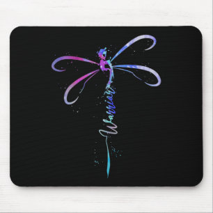 Tapis De Souris Guerrier Libellule Point-virgule Prévention du Sui