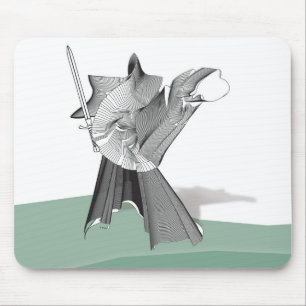 Tapis De Souris Guerrier numérique