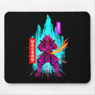 Tapis De Souris Guerrier samouraï cyberpunk drôle disant sarcasiqu