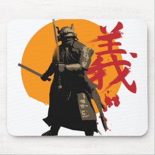 Tapis De Souris Guerrier samouraï Mousepad