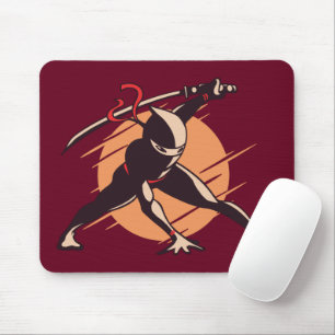 Tapis De Souris Guerrier Super Ninja - Conception de dessin animé