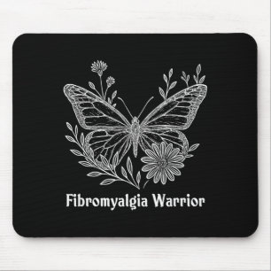 Tapis De Souris Guerrière de la fibromyalgie Papillon de sensibili