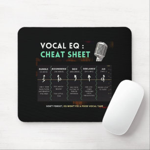 Tapis De Souris Guide de mixage audio vocal - Plaque de souris noi