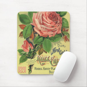 Tapis De Souris Guide vintage de la culture Rose Couverture du liv