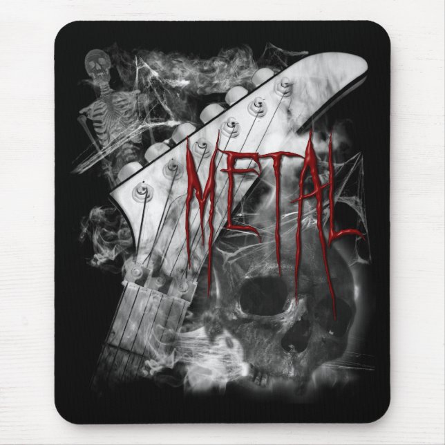 Tapis De Souris Guitare en métal de la mort (Devant)