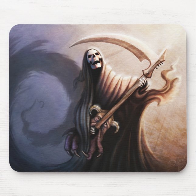 Tapis De Souris Guitariste Mousepad de la mort (Devant)