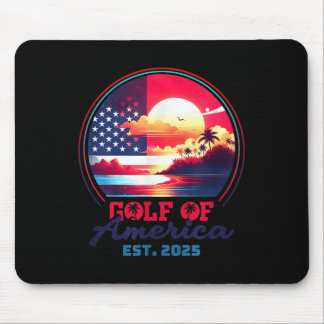 Tapis De Souris Gulf Of Usa America Shirt Est 2025 Retro Vintage B