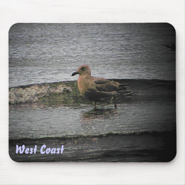 Tapis De Souris Gull de la côte ouest (Devant)