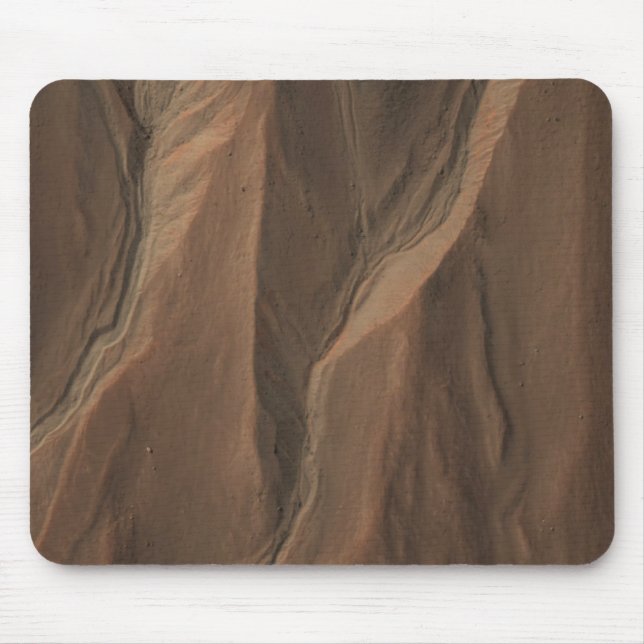 Tapis De Souris Gullies au bord du cratère Hale, Mars (Devant)