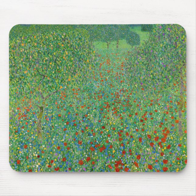 Tapis De Souris Gustav Klimt - Champ de pavot (Devant)