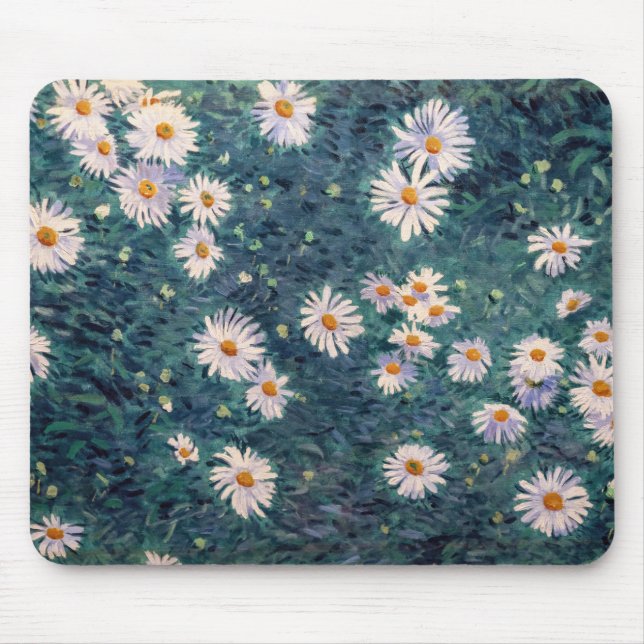 Tapis De Souris Gustave Caillebotte - Lit de marguerites, détails (Devant)