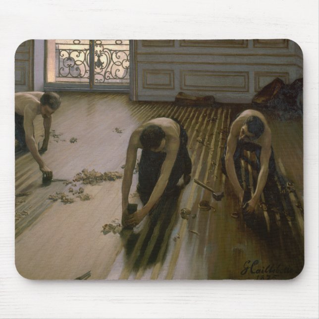 Tapis De Souris Gustave Caillebotte - Planeurs du sol (Devant)