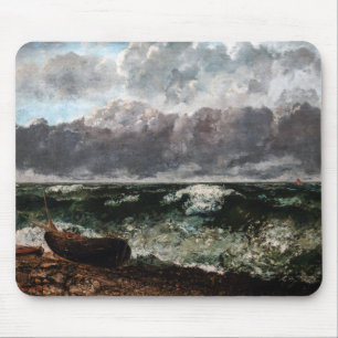Tapis De Souris Gustave Courbet - La Mer orageuse / La Vague