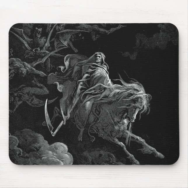 Tapis De Souris Gustave Dore - Mort Sur Le Cheval Pâle (Devant)