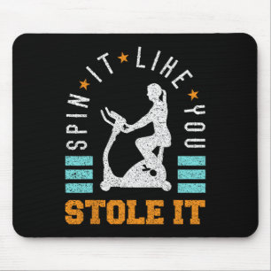 Tapis De Souris Gym entraînement Muscle Spin It Like You Stoke It