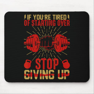 Tapis De Souris Gymnase Amusant Fitness Bodybuilding Sports Weig