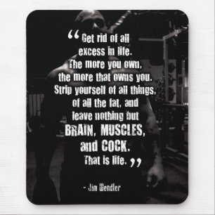 Tapis De Souris Gymnase Motivationnelle