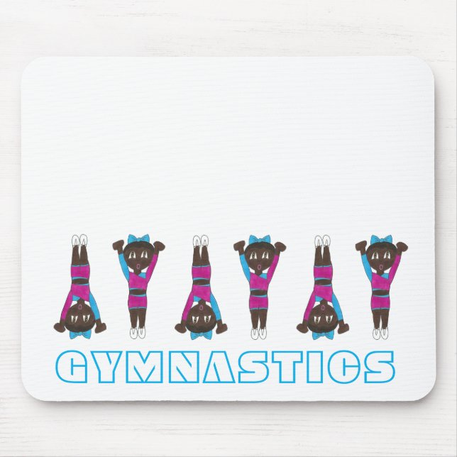 Tapis De Souris Gymnastique acrobatique Tumbling Dance Studio Gym (Devant)