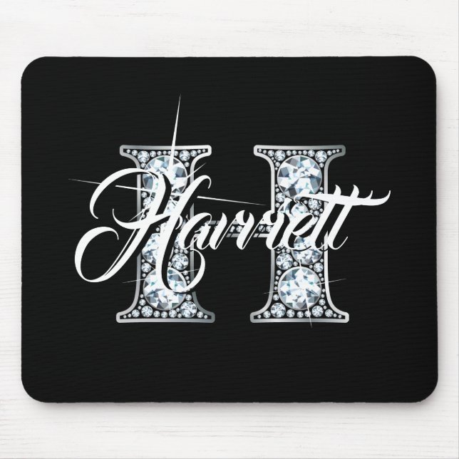 Tapis De Souris H Faux Diamond Monogramme (Devant)