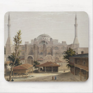 Tapis De Souris Haghia Sophia, Constantinople, pub. 1852 (couleur