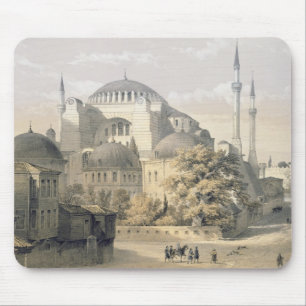 Tapis De Souris Haghia Sophia, plat 19 : vue extérieure du mosq