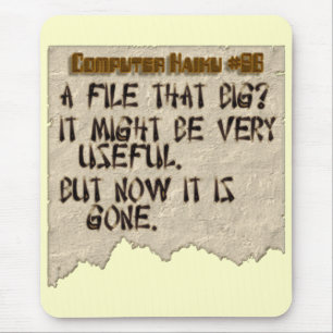 Tapis De Souris Haiku #86 d'ordinateur