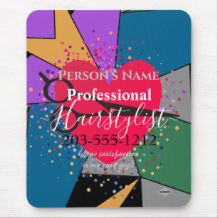 Tapis De Souris Hairstyliste Promotionnel Mousepad HAMbyWG