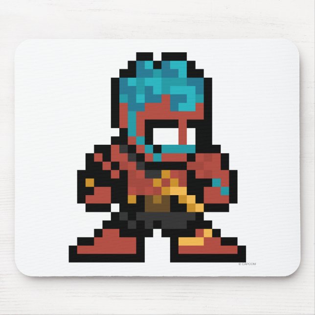 Tapis De Souris Hakan à 8 bits (Devant)