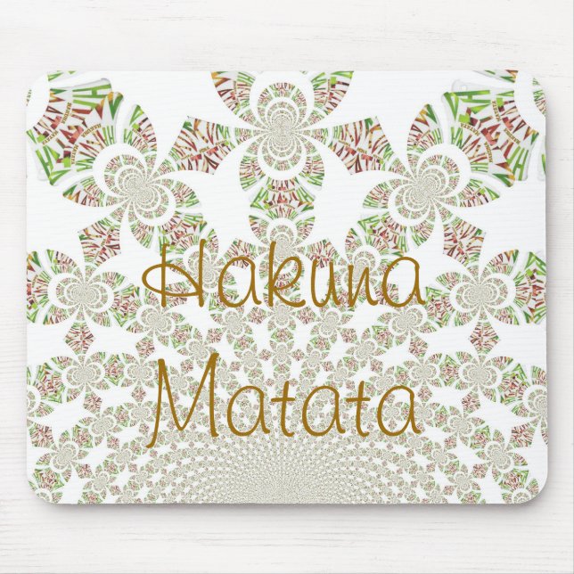 Tapis De Souris Hakuna Matata Chic Mousepad (Devant)