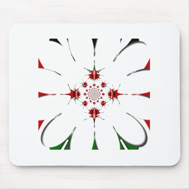 TAPIS DE SOURIS HAKUNA MATATA ROUGE VERT (Devant)