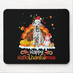 Tapis De Souris HalloMerciMas Halloween Thanksgiving Noël Da