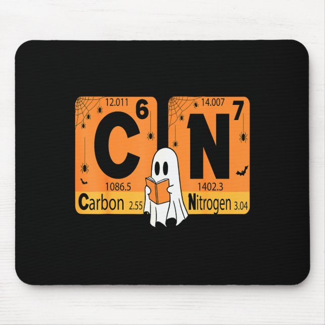 Tapis De Souris Halloween 67 Meme Science Chemistry Humor Periodic (Devant)