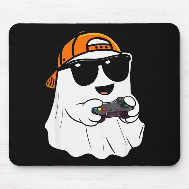 Tapis De Souris Halloween Boys Kids Ghost Gamer Y Costume Gaming M (Devant)
