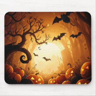 Tapis De Souris Halloween/chauve-souris/Citrouille/automne