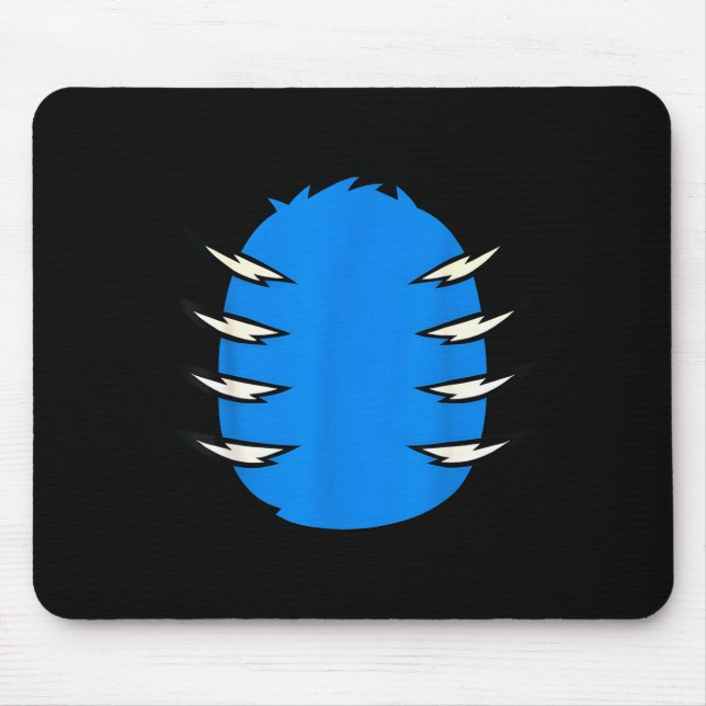 Tapis De Souris Halloween Costume Funny Blue Tiger Diy Group Match (Devant)